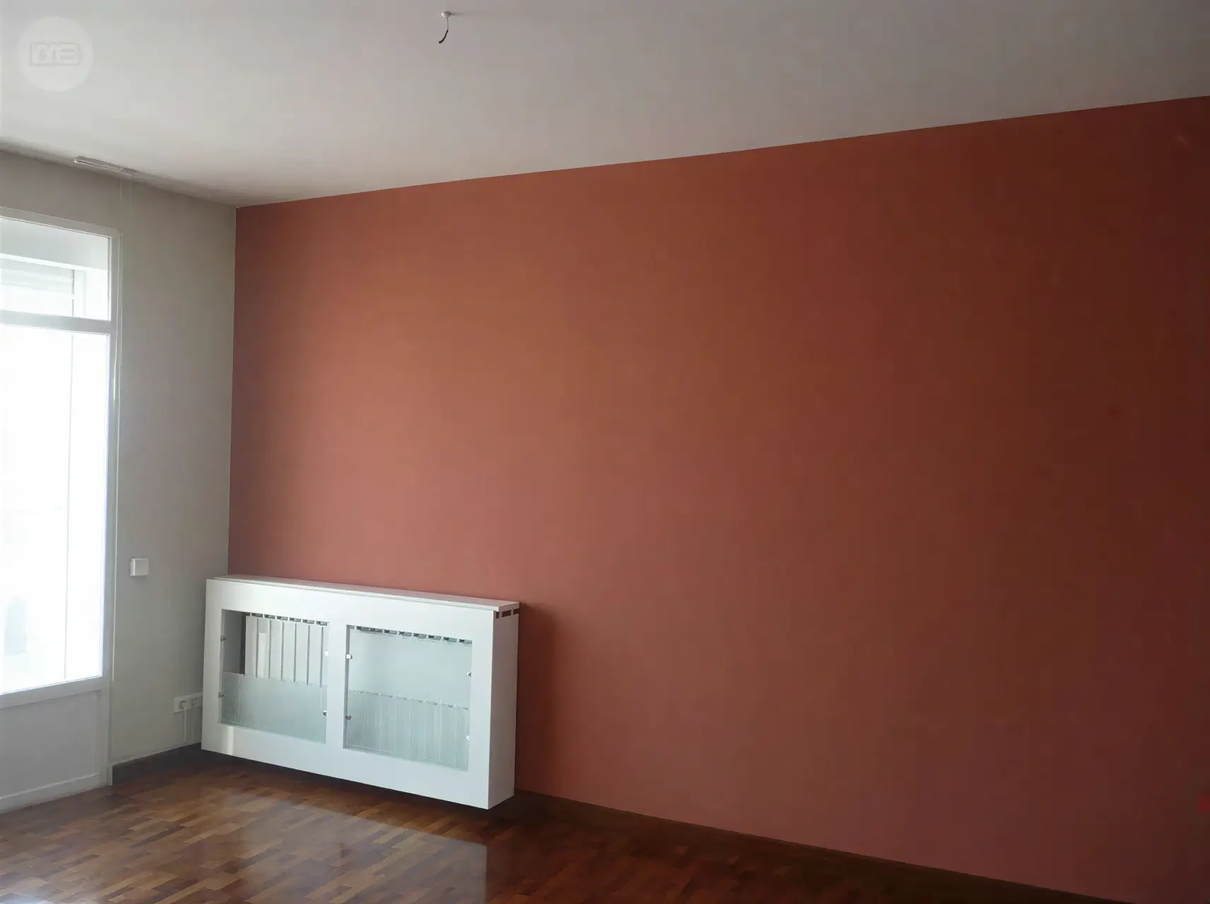 Pared de acento en color en vivienda, pintura interior realizada por Los pintores Almería